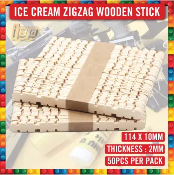 200 Pcs Craft Sticks Ice Cream Sticks Wooden Popsicle Sticks 114mm