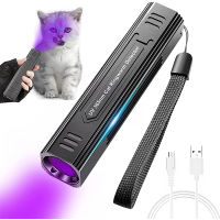 Cat, Dog WoodS Black Light Flashlight Cat Ringworm Detector,Urine Detector,For yzing Skin Dog Cat Care Bed Bug Inspect.