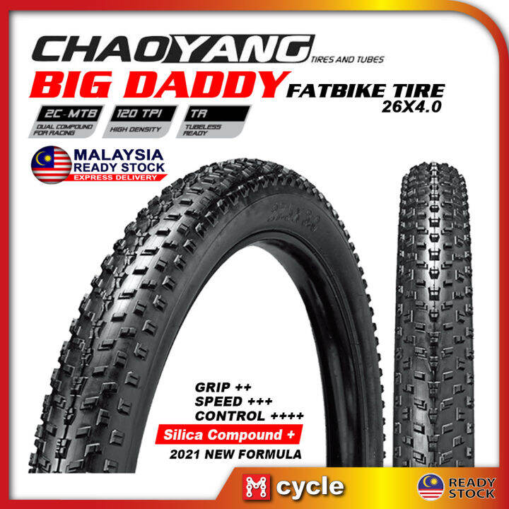 Chaoyang Fatbike Big Daddy 26 X 4.0 Tubeless Ready Tire Chao Yang ...