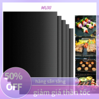 ?【HOT SALE】MUXI แผ่นรองอบซิลิโคนแผ่นรองกันติดสำหรับทำอาหารบาร์บีคิวใช้ซ้ำได้อุปกรณ์ครัว