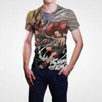 Shaman King Anime Summer T-shirt การพิมพ์ 3D ผู้ชายแฟชั่นสตรีทแวร์แขนสั้น Cool S เด็กผู้ชายและผู้หญิงฮาราจูกุเสื้อยืดสบาย ๆ XS-5XL