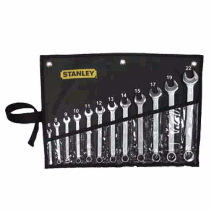 Stanley Slimline Combination Wrench Set Piece Metric Spanner Set Lazada