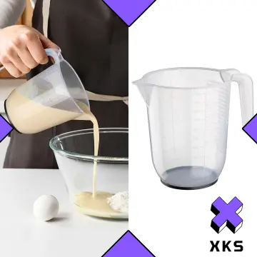 VARDAGEN Measuring jug, glass, 1.0 l - IKEA