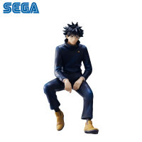 ของแท้ SEGA Jujutsu Kaisen 16ซม. Fushiguro Megumi Action Figural นั่งตุ๊กตารถตกแต่ง PVC รุ่นเด็ก Gifts888