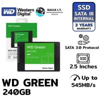 ลด 50% (พร้อมส่ง)FLASH SALE️ 240 GB SSD (เอสเอสดี) WD GREEN SATA WDSSD240GB-SATA-GREEN-3D รับประกัน 3 ปี(ขายดี)