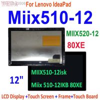 ✁ 16ig3506 Lcd para lenovo ideapad MIIX510-12isk MIIX510-12 miix 510-12ikb 80xe display lcd tela de toque digitador assembléia quadro