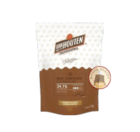 (Van Milk 34.1%) แวนฮูเต็น 34.1% มิลค์ ช็อคโกแลต คูเวอร์เจอร์ / Van Houten Milk Chocolate Couverture34.1%