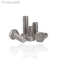 M6 M8 M10 M12 Pitch 0.75/1.0/1.25/1.5 External Hex Head Screws Stainless Steel DIN933 Fine Thread Teeth Outside Hexagon Blots