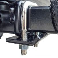 Shock Trailer Stabilizer Heavy Duty Vehicle Retractor For 1.25 And 2 Inch Hitch Mount U-Bolt Swing Bracket Shock Clip Tow Clip Trailer Accessories