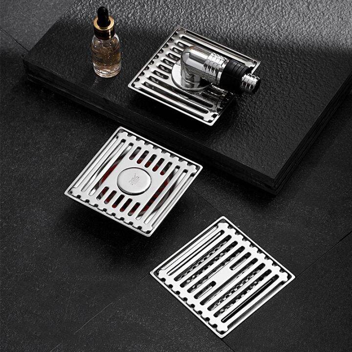 Stainless steel floor drain three mile against edge bamboo floor drain maglev (against smelly