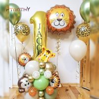 hot【cw】 36Pcs Jungle Air Sets Birthday Decorations Baby Shower for