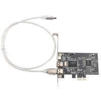 PCI-E PCI Express FireWire 1394a IEEE 1394 Controller Card with Firewire Cable For Windows 10 8 7 Vista XP 2000