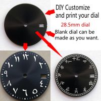 【YF】 Custom Logo 28.5mm Watch Dial Laser Print Name/Logo Diy Fit NH35 NH36 Movement