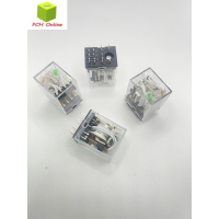 ดีที่สุด MY4 RELAYรีเลย์  5A  DC110V+Socket ได้ทั้งชุด