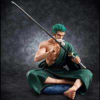 Pang】ดาบหนึ่งชิ้นเช็ดมือ Sauron Rorono Ya Zoro ท่านั่งป๊อป Sauron ตกแต่งโมเดลเคลื่อนไหว