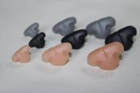 30pcs/lot--new 18x12mm 16x26mm 20x30mm  gray black flesh color plastic safety animal toy noses with washer for diy doll findings