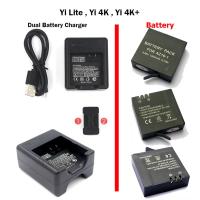 NP จัดส่งฟรี [OEM] Yi 4K+ , Yi 4k , Yi Lite แบตเตอรี่ AZ16-1 battery หรือ แท่นชาร์จคู่ dual charger ที่ชาร์จ แท่นชาร์จ