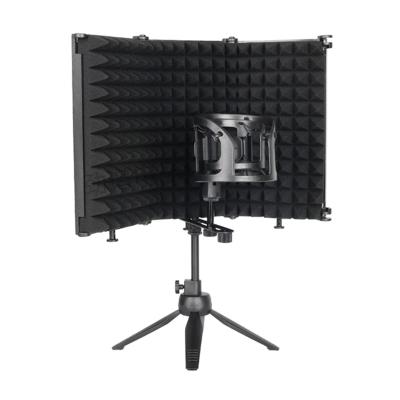 Moon Pomelo Mic Isolation Shield พร้อม Shock Mount Acoustic Sound Shields สำหรับการออกอากาศ