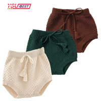 Baby Knitted PP Shorts Toddler Girl Boys Spring Knitted Bloomer European American Style Fashion Baby Bloomers Kid Bottoms Korea