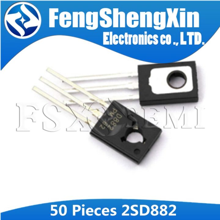 50pcs/lot D882 882 2SD882 NPN medium power transistor TO-126