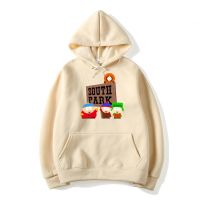 Anime S-Southes Park Hoodie Women Cotton Sweatshirts Vintage Funny Cartoon Men Print Hooded Shirt Autumn Winter Fleece Pullover