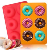 Silicone Donut Mold Baking Pan for Pastry Chocolate Fondant Tray Dessert Making Tools Molds