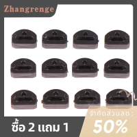 zhangrenge?Cheap? ตัวยึดสายกีตาร์คลาสสิก12ชิ้น เซ็ตตัวยึดสายเอ็นสำหรับคอร์ดสามมุมอุปกรณ์เสริมกีตาร์อูคูเลเล่