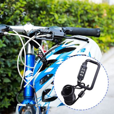 Mini Security Code Lock 3 Digits Combination Password Electric Vehicle Bicycle Lock Bike Cable Lock Locks
