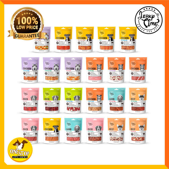 Jerky Time Dog Snacks / Treats 80gm Lazada