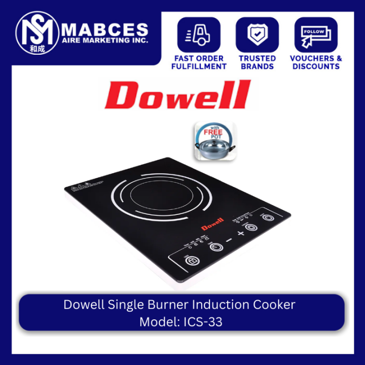 Dowell Single Burner Induction Cooker ICS33 Lazada PH