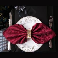 10pcs/lot Polyester 48cm Square Table Cloth Napkins For Wedding Birthday Decoration Washable Washable Kitchen Dinner Napkins