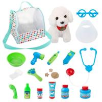Pet Care Play Set Doctor Kit Vet Puppy Dog Toys 3-6 Year Olds Kids Doctor Playset With Realistic Doctor Pretend Play Tools For Pretend Play Cosplay Christmas Gifts usual