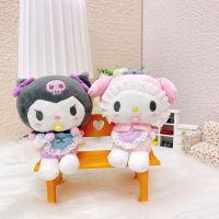 Sanrio Kawaii Kuromi My Melody Plush Toys Cartoon Little Twinstars Hello Kitty Baby Pacifier Series Keychain Pendant Girl Gifts