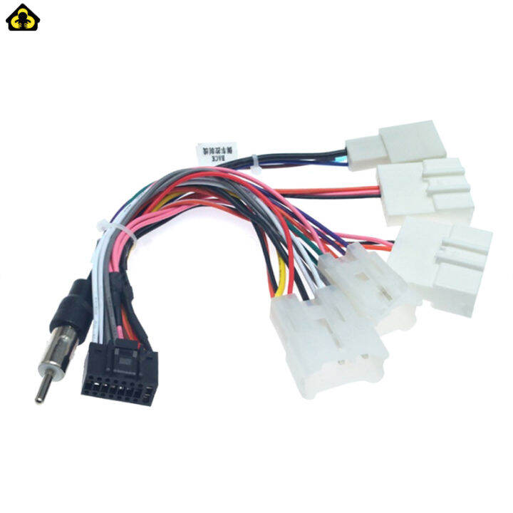 Car Wiring Harness Audio Radio 16pin Adaptor Power Cable Head Unit ...