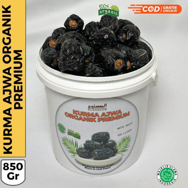 Kurma Ajwa Kemasan Ember Gr Kurma Elshanum Jakarta Kurma Ajwa Organic Asli Super Premium