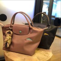 กระเป๋าผู้หญิง LONGCHAMP ผ้าไนลอนฝรั่งเศส70th ครบรอบอินเทอร์เน็ตคนดังกระเป๋าสะพายไหล่กระเป๋าโททพับได้กระเป๋าลำลอง