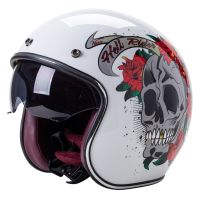 [COD] VOSS 060 series helmet retro latte style DOT ECE motorcycle