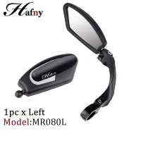 Hafny Bicycle Handlebar Side Safety Rearview Mirror Cycling Stainless Steel Len Blind Spot Mirrors MTB Flexible Rear View Mirror