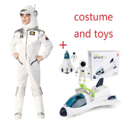 SHUAIYI นักบินอวกาศโดยเฉพาะสำหรับ crianças Macacão Cosplay Halloween roupas extravagantes terno de viagem espacial infantil festa carnaval Piloto
