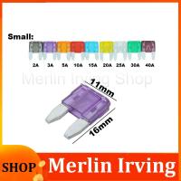 Merlin Irving Shop 10x Small Size Aluminum Car Blade Fuse for Car Truck Boat Auto Accessories Fuses Automotive 2a 3A 5A 10A 15A 20A 25A 30A 40A