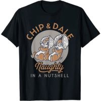 Chip n Dale Naughty in a Nutshell T-Shirt Adult T-Shirt Fashion Clothing Tops