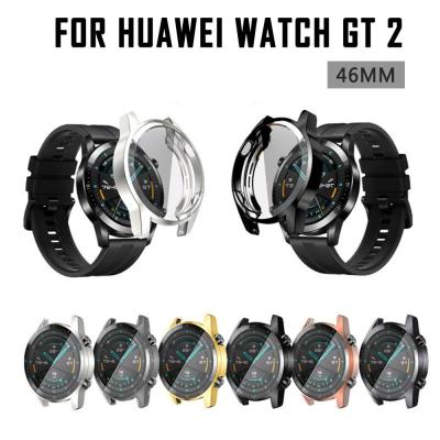 TPU Case for Huawei Watch GT2 46mm Hard Shell Bumper Full Screen Case Smart Watch Dial Protector Cover for Huawei Watch GT 2 Picture Hangers Hooks