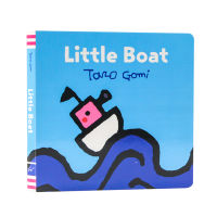 Little boat paperboard book picture book famous artist taro Gomi works English original picture book childrens Enlightenment cognition English picture book parent-child interaction childrens Enlightenment picture book genuine