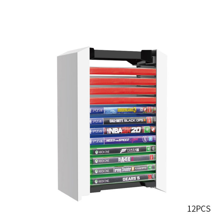 dobe-ps5-storage-stand-ชั้นเก็บแผ่นเกมส์-ps5-เก็บได้-12-แผ่น-dobe-game-card-box-ชั้นเก็บแผ่นเกมส์-ชั้นเก็บตลับเกมส์-ที่เก็บแผ่นเกมส์-ps-5-tp5-0520