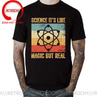 Funny Science ItS Like Magic But Real Geeky T-Shirt Tops Tee Shirts Funky Casual Cotton T Shirt MenS T-Shirt Cool Man Clothing