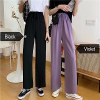 COD DSGERTRYTYIIO Womens Wide Leg High Waist Casual OL Pants Loose Culottes Paper Bag Trousers