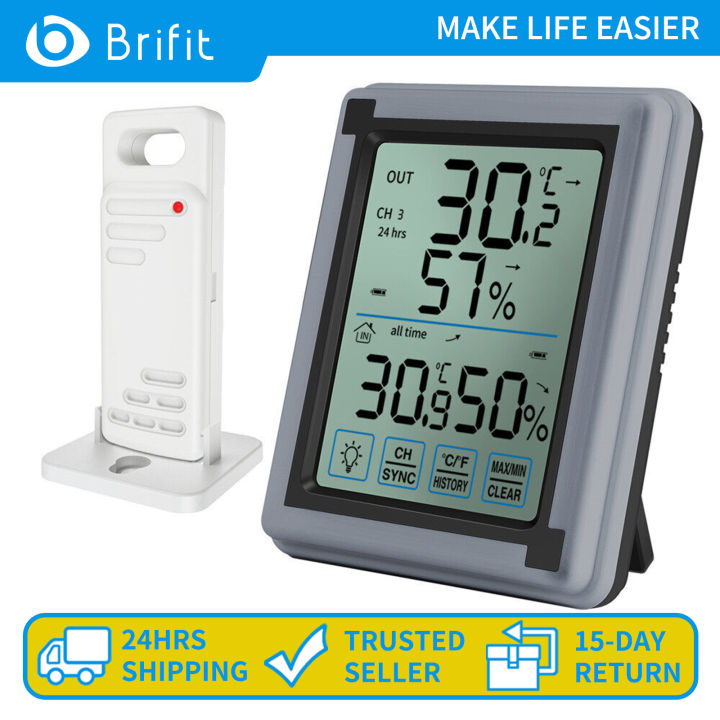 3.8 Digital Hygrometer and Thermometer Humidity Meter Humidity Temperature  Sensor Indoor Thermometer for Home
