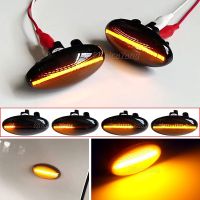 2x Led Dynamic Turn Signal Side Marker Light Lamp For Peugeot 1007 107 206 207 307 407 607 Partner Expert