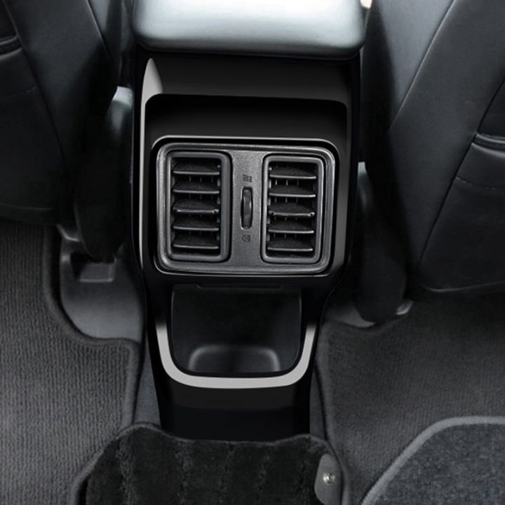 car-glossy-black-rear-air-condition-vent-outlet-frame-anti-kick-panel-cover-trim-for-honda-vezel-hr-v-hrv-2021-2022