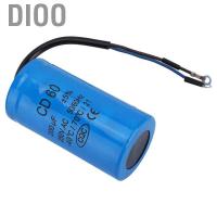 Dioo Blue CD60 Motor Starting Run Capacitor 250V AC 200uF 5060Hz Wire Lead